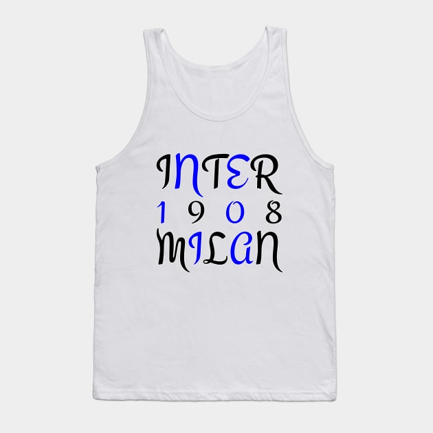 Inter Milan 1908 Classic Tank Top by Medo Creations